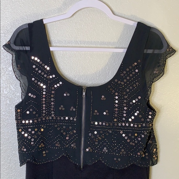 American Eagle Gray Sequin Dress, Medium - Picture 2 of 8